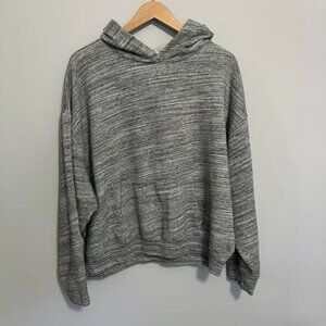 PINK Victoria's Secret Grey Marl Hoodie Size Large